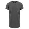 Urban Classics - Long Shaped Turnup Herren TShirt - Grau Product image